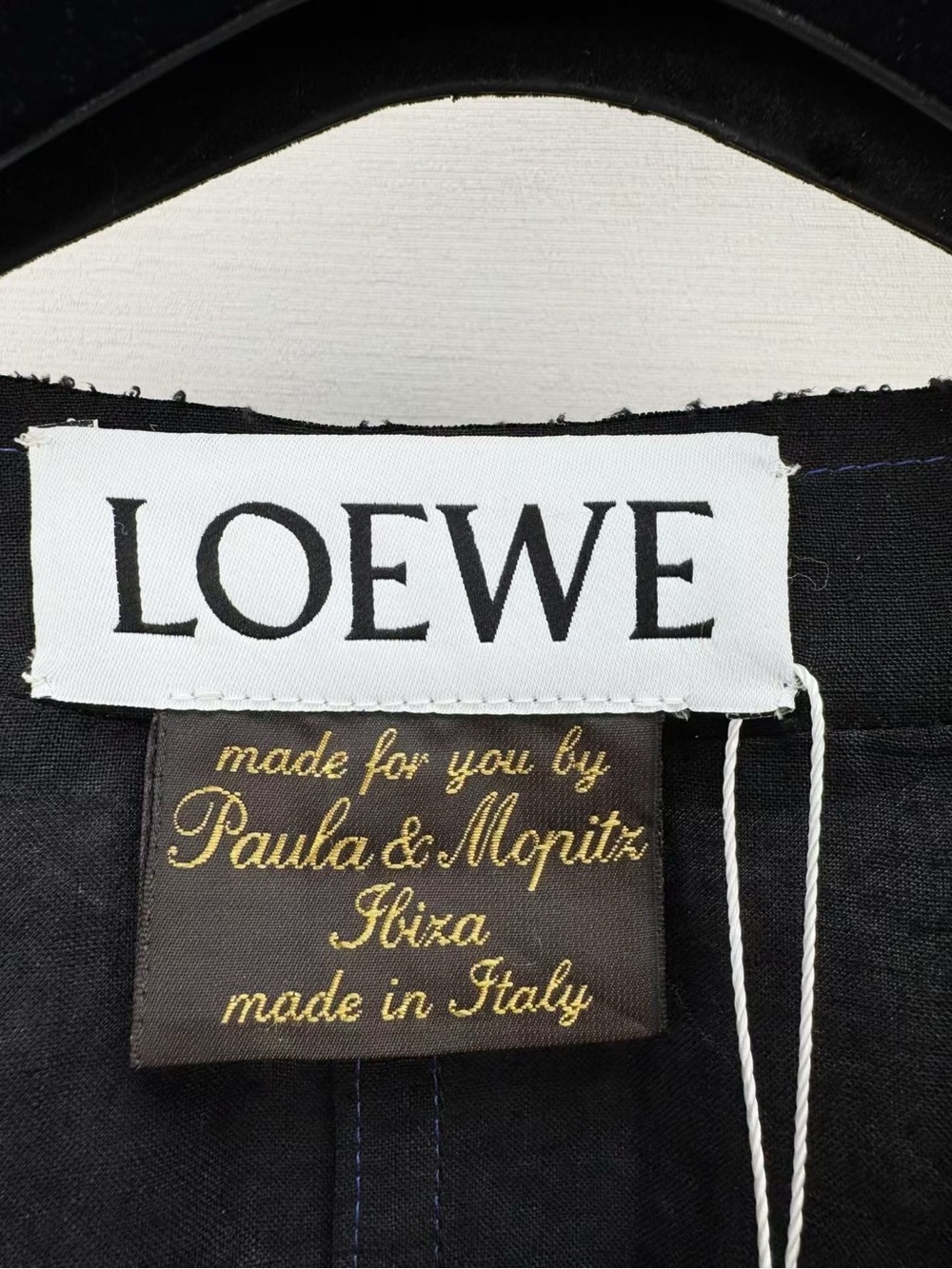 Loewe Navy Blue Floral Long-Sleeve Wrap Dress - Picture 4 of 6
